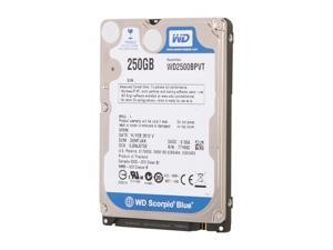 WD Scorpio Blue WD2500BPVT 250GB 5400 RPM 8MB Cache SATA 3.0Gb/s 2.5" Internal Notebook Hard Drive Bare Drive