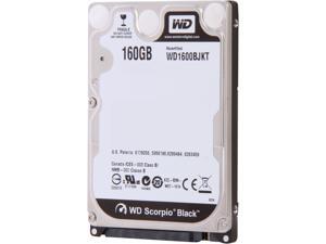 Western Digital Scorpio Black WD1600BJKT 160GB 7200 RPM 16MB Cache SATA 3.0Gb/s 2.5" Internal Notebook Hard Drive -Manufacture Recertified Bare Drive