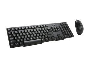 Logitech MK100 Black PS/2 Wired Slim Classic Desktop