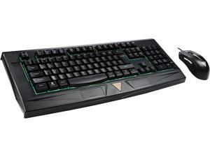 GAMDIAS GKC6001 ARES 7 Color Essential Membrane Gaming Keyboard& 3200 DPI Optical Mouse Combo