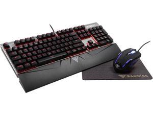 Gamdias Mechanical Gaming Keyboard and Mouse Combo with Bonus Mouse Mat 