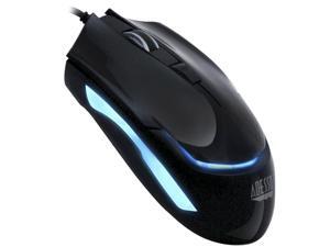 Adesso iMousesG1 Blue illuminated Ergonomic desktop USB optical mouse with 4 DPI switching