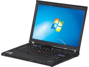 Lenovo ThinkPad T400 14.1" Notebook with Intel Core 2 Duo 2.66Ghz, 2GB DDR3 Memory, 120GB HDD, DVDROM, Windows 7 Professional 32 Bit
