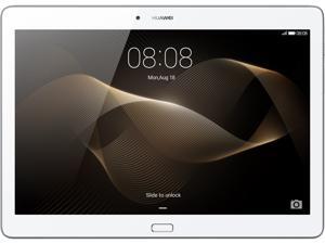 Huawei + Harman Kardon MediaPad M2 10.1" Quad Core Android (Lollipop) + EMUI Tablet 2 GB Memory 16 GB Flash, Silver/White ...
