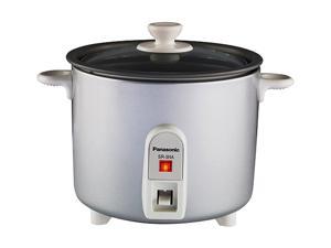 Panasonic SR-3NA Silver 1.5 Cups (Uncooked)/3 Cups (Cooked) Rice Cooker ...