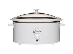 West Bend 84346 White 6 Qt. Oval Crockery Cooker - Newegg.com