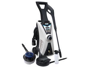 Pulsar 1800 Psi Electric Pressure Washer With Surface Cleaner, Rotary Brush, Extension Lance And Soap Foaming Bottle ...