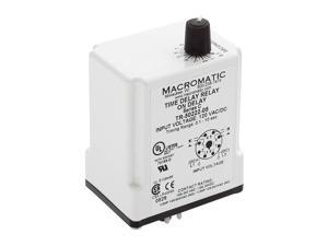 MACROMATIC TR-50226-04 Time Relay,On Delay,0.05 sec.,12VDC