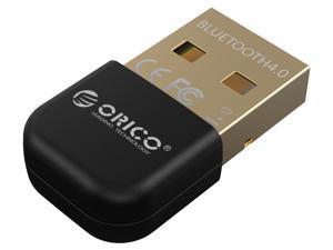 ORICO Low Energy Bluetooth 4.0 Adapter USB Micro Adapter Dongle for Windows XP Windows 7 Windows 8 32 or 64 Bit - Black (BTA-403)