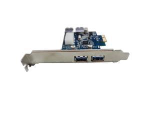 Q00437 WBTUO LT307 5Gbps PCI-Express USB 3.0 Card Adapter 2 Internal + 2 External Ports Express Card
