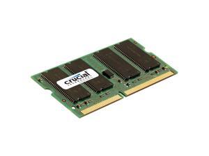 Crucial 512MB DDR PC2700 333 MHz 200pin Non-ECC CL 2.5 Sodimm Laptop Memory RAM