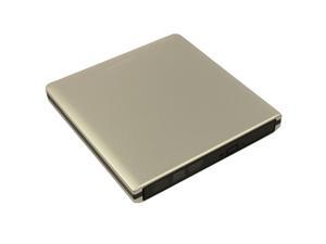 Pawtec External USB 3.0 Aluminum 8X DVD-RW Writer Optical Drive with Lightscribe (Silver)