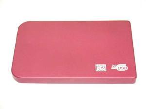 Red 2.5" SATA USB 2.0 Laptop Hard Drive HDD Enclosure External Case