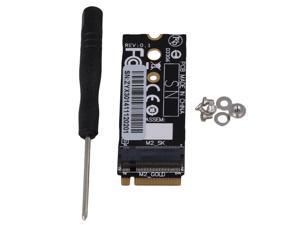BQLZR M.2 NGFF Key M Extender Adapter Compliant with PCI Express Card Black