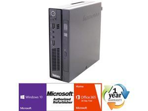 Refurbished: Lenovo ThinkCentre M92p Tiny Intel Dual Core i5 3470T (2.9 GHz) 4 GB DDR3 320 GB HDD DVD/CD-RW Windows 10 ...