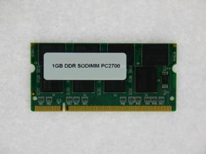 1GB PC 2700 333MHz DDR 200 Pin SODIMM COMPAT TO CF-WMBA401024B DC890B DC890BR DX763A