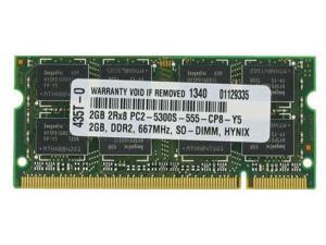2GB PC2-5300 667MHz MEMORY FOR DELL LATITUDE XFR