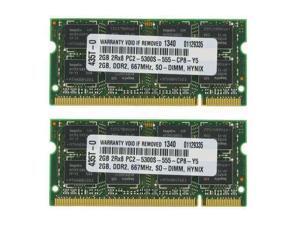 4GB KIT (2X2GB) PC2-5300 667MHz MEMORY FOR COMPAQ 8710W
