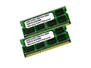 4GB (2x2GB) PC3-8500 DDR3-1066MHz 204Pins Laptop RAM MEMORY FOR APPLE