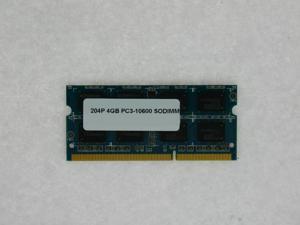 4GB MEMORY 512X64 PC3 10600 1333MHZ 1.5V DDR3 204-PIN SO DIMM LOW DENSITY 16 CHIP