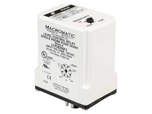 MACROMATIC LCP2B250F2 Control Relay, Single Pump Down, 120V