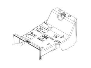 Supermicro MCP-310-49001-0N Intel DP X9, X8 PC air shroud for 12x13 motherboard
