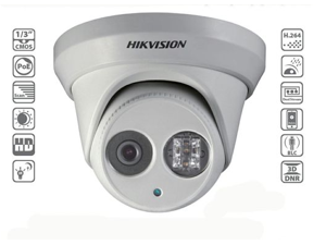 Newest 4MP 1440P Full-HD DS-2CD3345-I CMOS Camera Mini Dome IP Camera CCTV Security Camera, Support 4MP array 30m IR and H265 - OEM