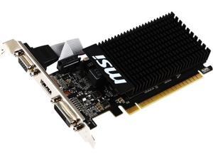 MSI GeForce GT 710 2GB DirectX 12 64-Bit DDR3 PCI Express 2.0 x16 HDCP Ready Low Profile GT 710 2GD3H LP Video Graphics Card