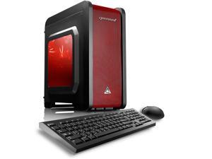 CybertronPC Gaming Dekstop Computer Electrum (Black/Red) Intel Core i5 7th Gen 7400 (3.5 GHz) 8GB DDR4 1TB HDD AMD Radeon R7 360 2GB GDDR5 Logitech Keyboard and Mouse (No Opertaing System)