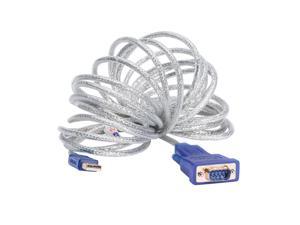 USB to RS232 Serial Converter Cable, DTECH 15 Feet USB to RS232 DB9 Serial Adapter Cable with FTDI Chipset Supports Windows 10 Mac and Linux