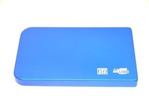 NEW Blue 2.5" SATA USB 2.0 MacBook Pro Laptop HDD Enclosure External Case