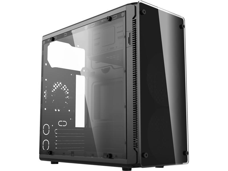HEC HX210 Black SECC ATX Mini Tower Computer Case w/ 80mm Rear Fan