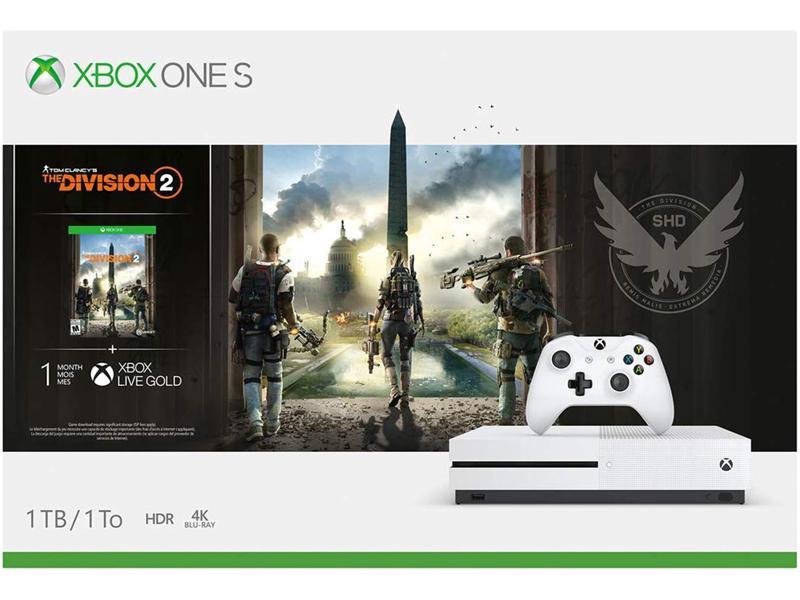 Xbox One S 1TB Console - Tom Clancy's The Division 2 Bundle - 