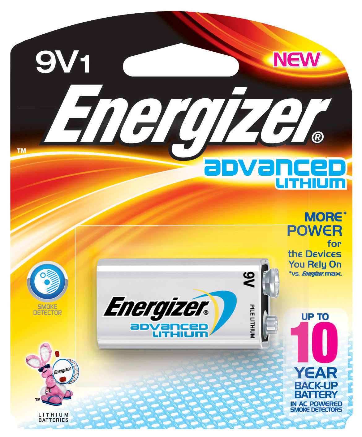 ENERGIZER                                9 Volt Energizer® Advanced Lithium Battery