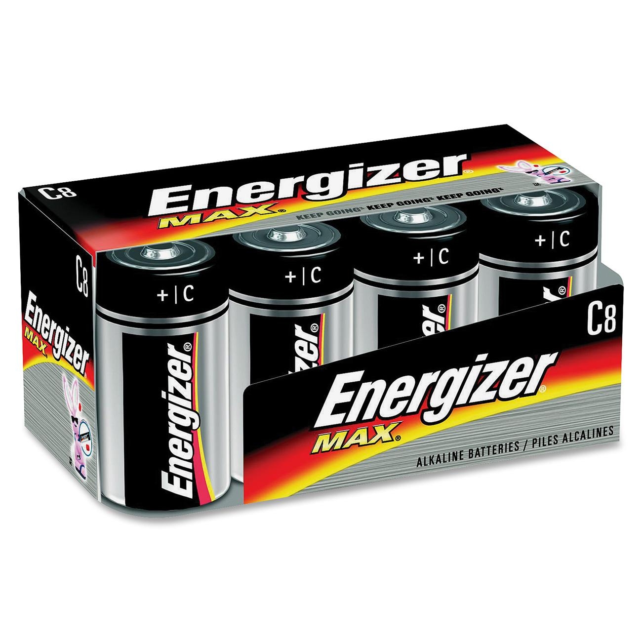 ENERGIZER                                8 Pack C Alkaline Batteries