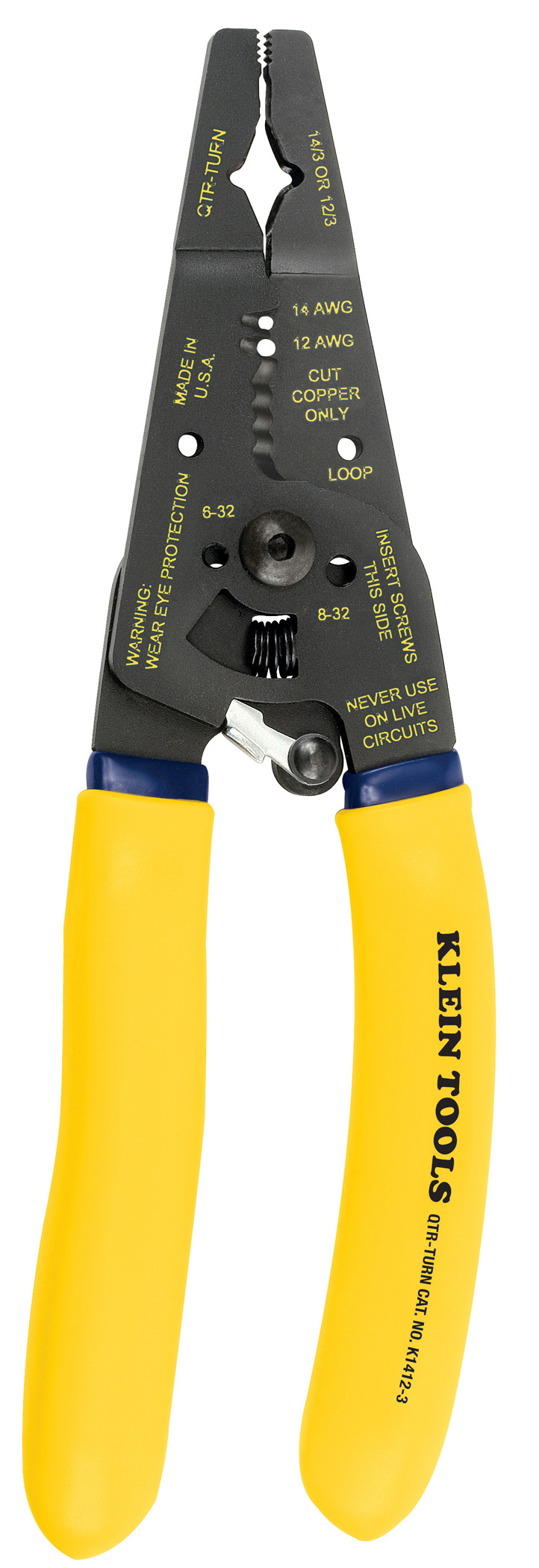 Klein Tools K1412 14 AWG Dual NM Cable Stripper Cutter