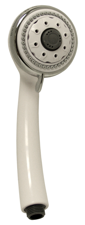 Plumb Craft Waxman 8683700 HydroSpin®  Chrome 6 Spray Setting Handheld Showerhead