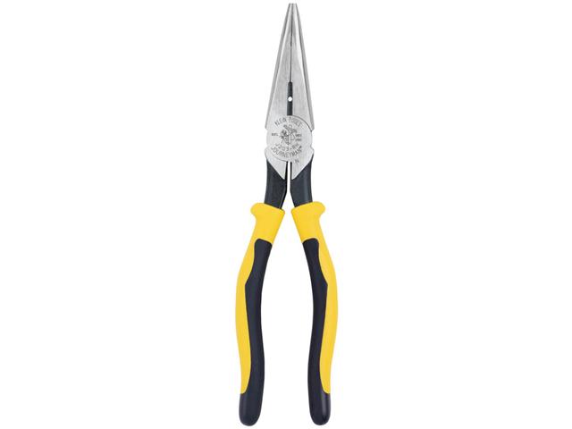 Klein Tools J203 8N 8" Journeyman™ HD Side Cutting & Stripping Long Nose Pliers