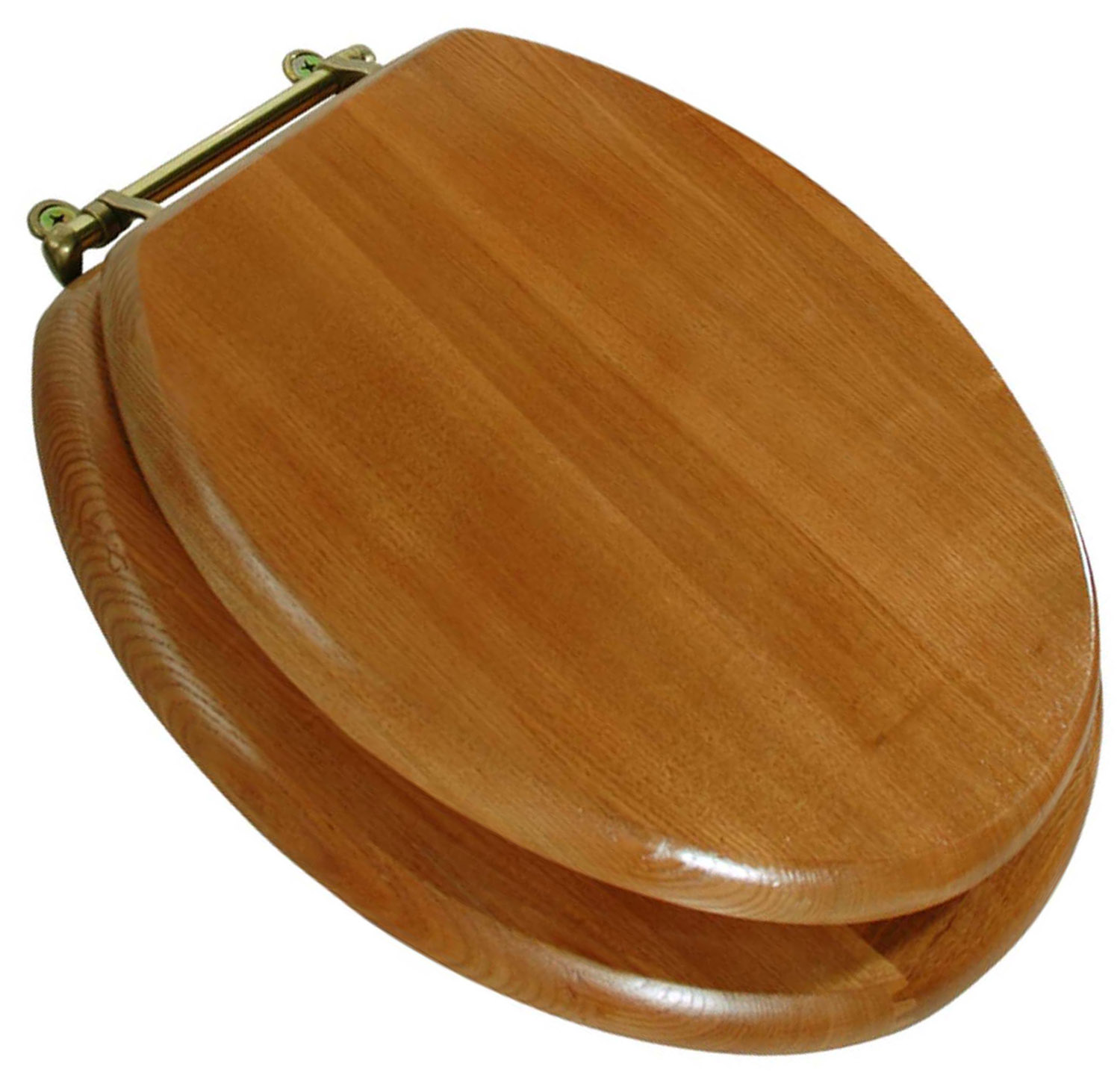 LDR 050 1700 Cross Grain Oak Toilet Seat