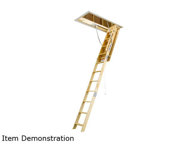 Werner W2210 10' Wood Attic Master Ladder