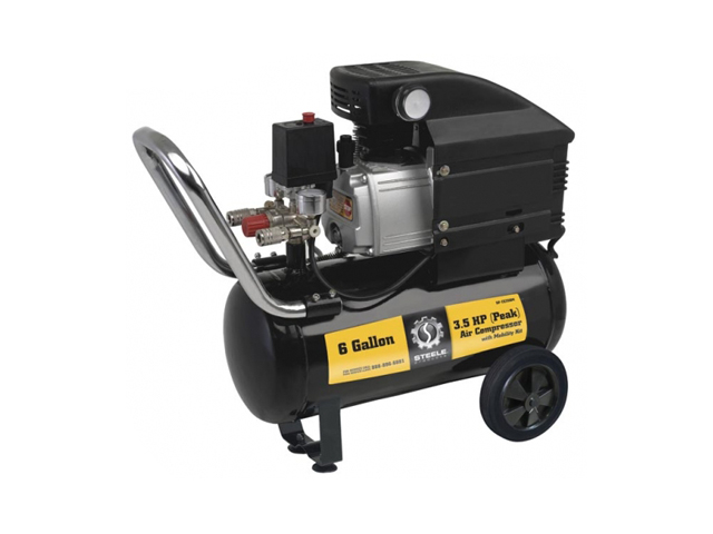 Steele Products SP CE356MK 6 Gallon Air Compressor with Wheel Kit