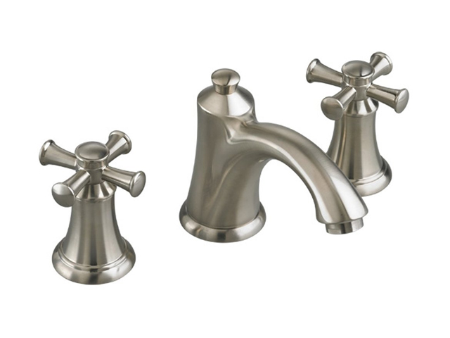 American Standard 7415.821.295 12" Widespread Portsmouth Faucet w/ Brass Spout Satin Nickel