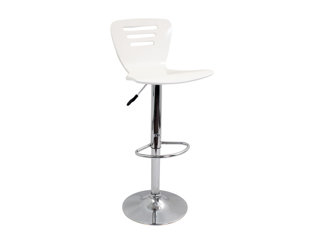 LumiSource Hue Bar Stool White  Barstools