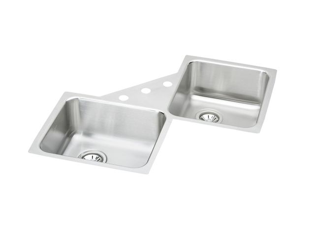 Elkay ELUH3232 Avado Lustertone Undermount Sink, Stainless Steel