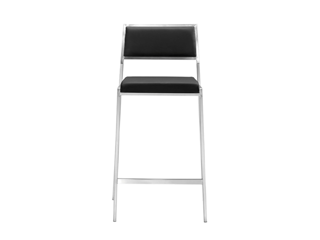 Zuo Modern Dolemite Set of 2 Counter Chair Black