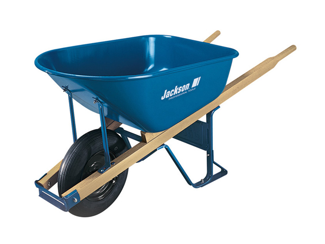 Jackson M6T22 6 Cubic Foot Steel Contractor Wheelbarrow