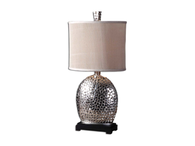 Uttermost Billy Moon Harrison, Silver Table Lamp