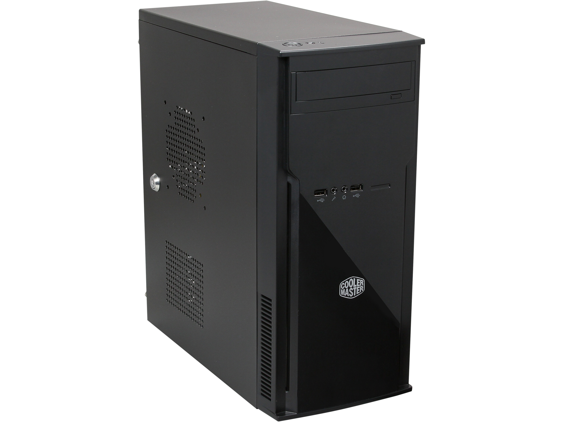 Cooler Master N200   Micro ATX Mini Tower Computer Case with Front 240mm Radiator Support and Ventilated Front Panel