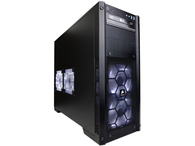 Corsair Carbide Series 500R Black Steel structure with molded ABS plastic accent pieces ATX Mid Tower Computer Case