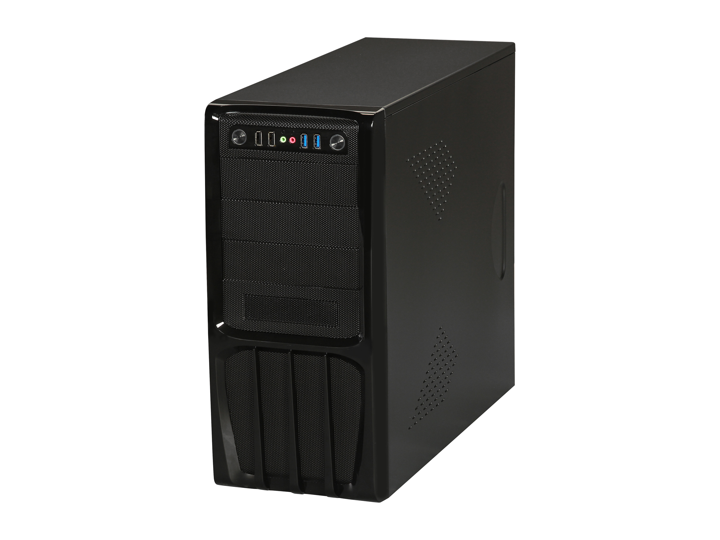 Rosewill R536BK Black ATX Mid Tower Computer Case with 500W Power